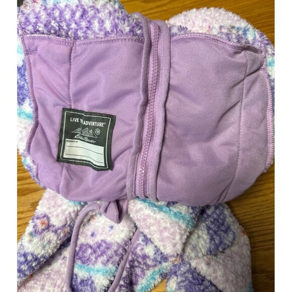 Eddie Bauer Girls Quest Plush Fleece Hooded Jacket Size M - Picture 7 of 10